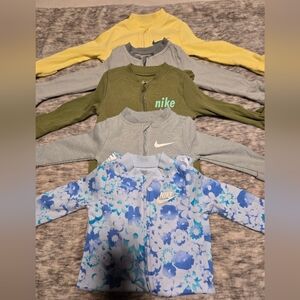 NWOT Nike Kids Blue Floral, Gray, Green, and Yellow Pajamas